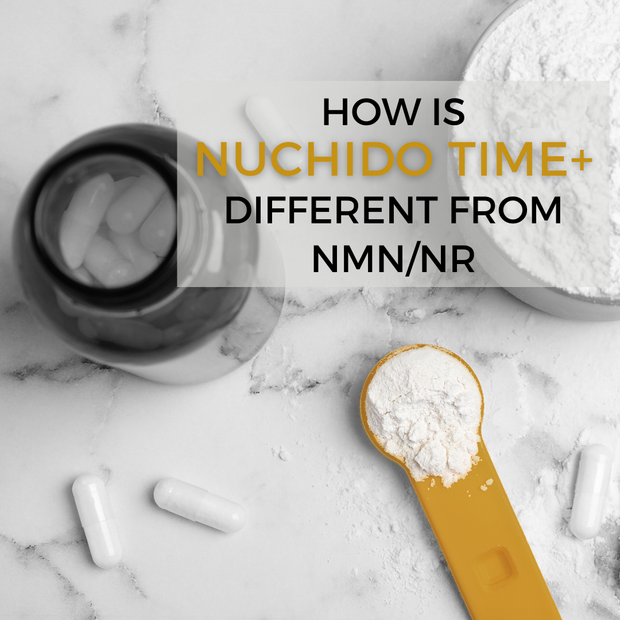 How is Nuchido TIME+ different from NMN and NR?