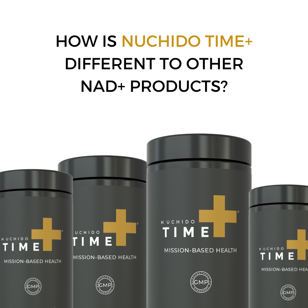 How is Nuchido TIME+ different to other NAD+ products : The science explained