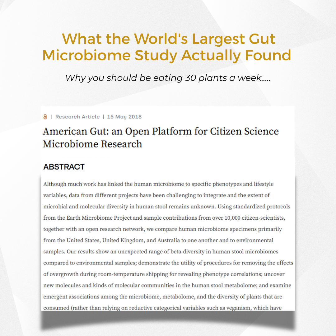 What the World's Largest Gut Microbiome Study Actually Found (And What To Do With It)