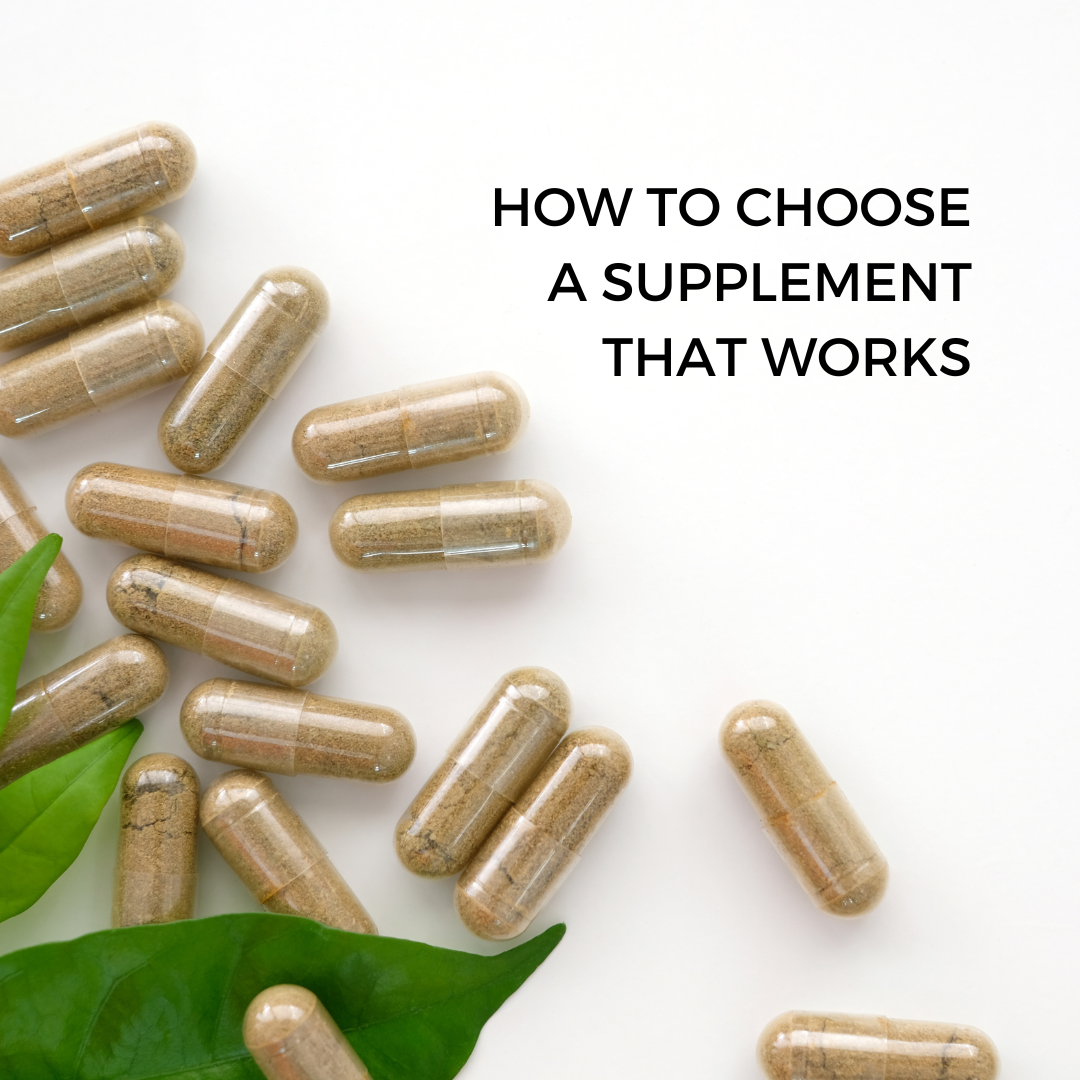 How to choose a supplement that works Nuchido