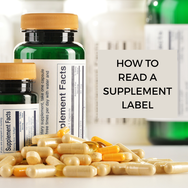 How To Read A Supplement Label